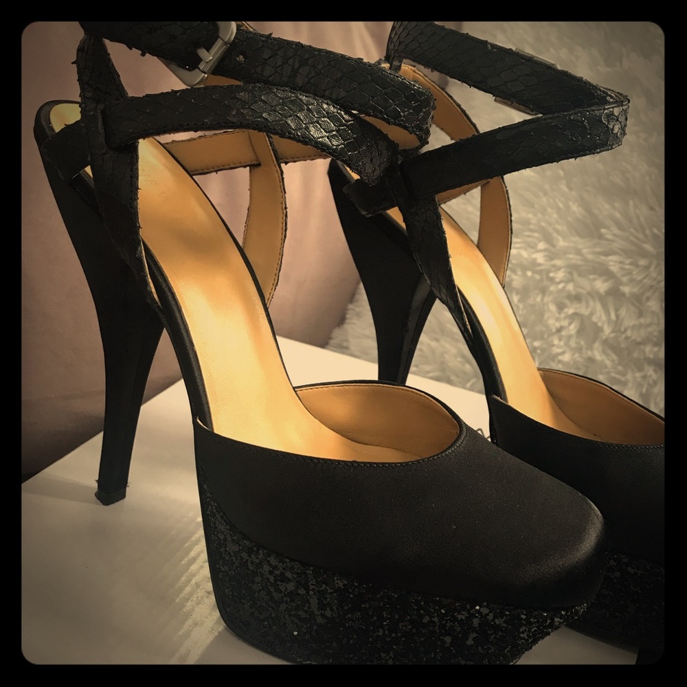 Nine West Leather Satin Sparkle and Sass!